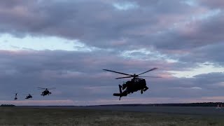 🔴 Ukraine War  US AH64 Apache Attack Helicopters Deployed To Poland As Response To War In Ukraine [upl. by Unders691]