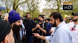 P2  Come To Reality Adnan Rashid vs Sikh l Speakers Corner l Hyde Park [upl. by Nifled]