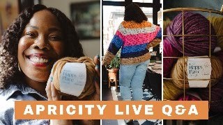 NEW  Happy Place Apricity Live Stream  FREE Pattern Reveal [upl. by Hujsak]