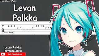 Hatsune Miku  Levan Polkka Guitar Tutorial [upl. by Bledsoe40]