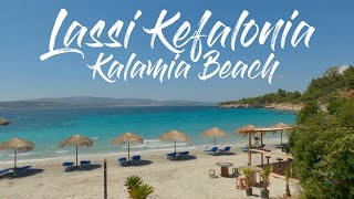 Kefalonia Greece Lassi Kalamia beach walking tour [upl. by Ednargel]