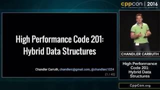 CppCon 2016 Chandler Carruth “High Performance Code 201 Hybrid Data Structuresquot [upl. by Haimarej]