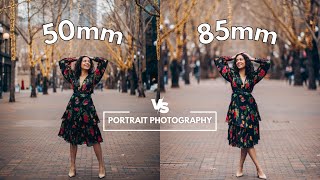 50mm vs 85mm Lens Comparison for Portrait Photography  Which should YOU buy [upl. by Moselle]