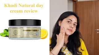 Khadi Natural day cream review  Dry skin care cream [upl. by Aydiv]