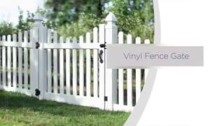 ReadytoAssemble Vinyl Fence Gate Installation Overview [upl. by Elocan]