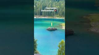 Caumasee the hidden lake🇨🇭midst of mountain in Graubundenswitzerlandswitzerlandpinoyreview [upl. by Dera]