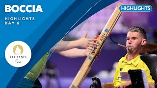 🧑‍🦽Boccia Highlights  Day 6  Paris 2024 Paralympic Games [upl. by Ynohtn]