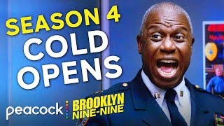 Every Cold Open From Season 4  Brooklyn NineNine [upl. by Ymorej]