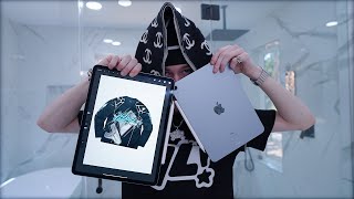 How I Design Clothes With A IPad [upl. by Ynnohj]