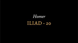 Iliad rhapsody 20 by Homer recited in reconstructed Ancient Greek by Ioannis Stratakis [upl. by Aker]