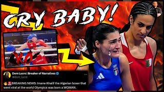 Angela Carini QUITS After Imane Khalif Dominates Olympic Boxing Match [upl. by Thorndike233]