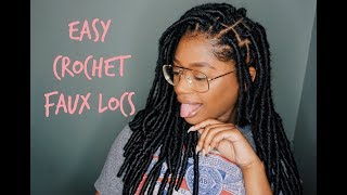 EASY Crochet Faux Locs  Bobbi Boss BOMBA SOUL Faux Locs [upl. by Ihp]