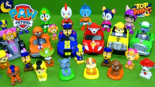 LOTS of Paw Patrol Surprise Toys Blind Bags Tracker Ultimate Rescue Top Wing Toys Unboxing [upl. by Analak]