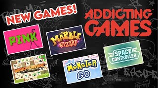 New Releases at Addicting Games Pink Woodventure Marble Wizard Monster Go  More [upl. by Jennica497]