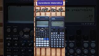 Cómo CALCULAR las RAÍCES y el VÉRTICE de una FUNCIÓN CUADRÁTICA con la CALCULADORA CIENTÍFICA 😎 [upl. by Procto349]