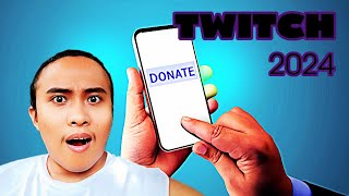 paano mag set up ng donation link sa twitch in 2024  how do i add donations to my twitch [upl. by Leunas]