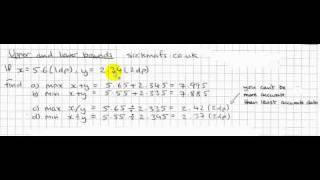 GCSE Maths Upper and lower bounds by sickmafscouk [upl. by Cotter121]