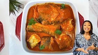 COOK THE PERFECT NIGERIAN FRESH FISH STEW WITH ME  DELICIOUS NIGERIAN FOOD [upl. by Ynehpets]