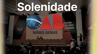 Solenidade OAB MG [upl. by Ailehpo]