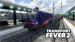 Transport Fever 2 l ÖBB Nightjet and Railjet Special express Cab ride view [upl. by Sitnerp935]