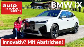 BMW iX 2021 TopReichweite patzt aber beim Laden  FahrberichtReview  auto motor und sport [upl. by Lennad]