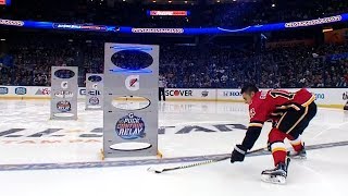 2018 NHL AllStar Skills Competition Puck Control Relay [upl. by Averyl346]