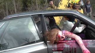 mock texting while driving crash [upl. by Kipp265]