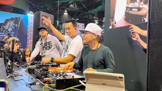 Laidback Luke x DJ Qbert full performance at NAMM 2024 [upl. by Ainivad]