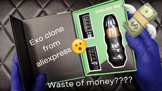 Aliexpress Tattoo Machine FK Exo Clone Review Im Very Surprised [upl. by Nagaek]