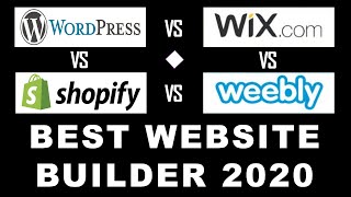 Wix vs WordPress vs Shopify vs Weebly  Best Website Builder 2020  Website Kaise Banaye [upl. by Joshia]