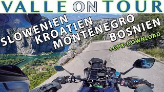 Balkan Motorrad Tour durch Kroatien Montenegro Bosnien amp Herzegowina Slowenien und Österreich [upl. by Martin]