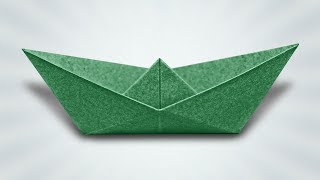 How to Make a Paper Boat Origami Instructions [upl. by Daphna584]