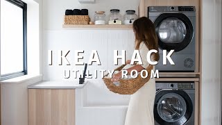 We Finished Our Utility  AN IKEA HACK [upl. by Haggai446]