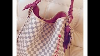 Newly released Louis Vuitton Delightful Damier Azur [upl. by Ecnarretal]