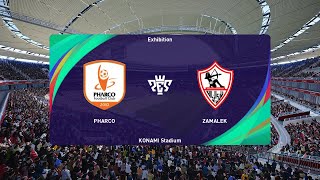 Pharco FC vs Zamalek 03072024 Egyptian Premier League PES 2021 [upl. by Zora216]