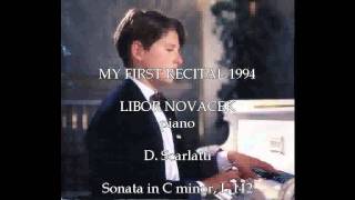 LIBOR NOVACEK  piano D Scarlatti Sonata in E flat Major L 142 [upl. by Giesecke]