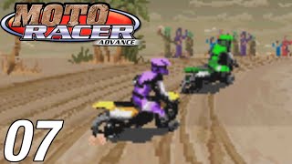 Moto Racer Advance GBA  Cross Pro Single Races Lets Play Part 7 [upl. by Lehpar]