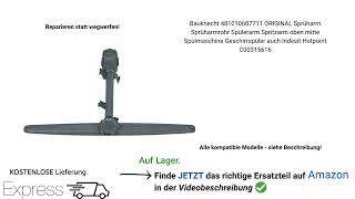 Sprüharm Geschirrspüler wechseln BAUKNECHT 481010607711 Indesit Hotpoint C00315616 Spülmaschine [upl. by Ainegul]