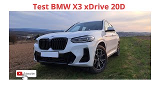 TEST samochodu BMW X3 xDrive 20D model G01 bmwx3 bmw testbmw [upl. by Eriuqs281]