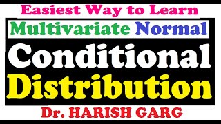 Conditional Distribution  Numerical Example  Multivariate Normal Distribution [upl. by Kelson]