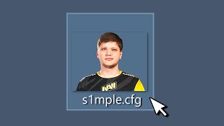 Baixei a cfg do s1mple e me surpreendi com a leveza do jogo [upl. by Enilecram]