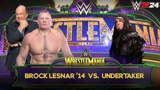 FULL MATCH  Brock Lesnar vs The Undertaker SummerSlam 2015 [upl. by Mavilia]