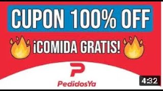 NUEVO CODIGO  CUPON DE 300 PEDIDOSYA 🇦🇷 ARGENTINA ABRIL 2020 [upl. by Stickney65]