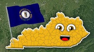 Kentucky  Geography amp Counties  50 States of America [upl. by Anilet]