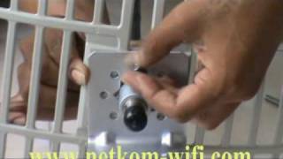 How to Install 58GHz Grid Antenna Instalasi Antena Grid Wireless Freq 58GHz [upl. by Eniawed690]