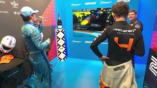 F1 Cooldown Room Miami Grand Prix  Lando first win [upl. by Young]