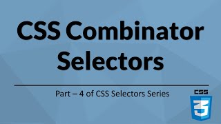 CSS Combinator selectors  Selenium WebDriver  CSS Selectors [upl. by Latrena551]