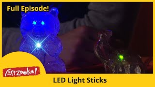 Artzooka – Stained Glass and LED Light Sticks HD  Full Episode [upl. by Ynes]