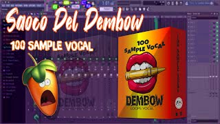 VOCAL 100 Sample 👄 Libreria De Dembow 2022  El Saoco De Dembow  La Mejor Libreria Para Dembow 2022 [upl. by Etra]