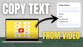 How to Copy text from a YouTube Video on Mac AND Windows [upl. by Mauve]